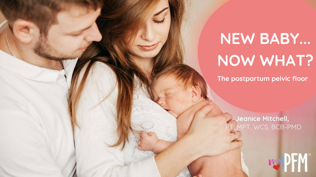 New baby…now what? The postpartum pelvic floor